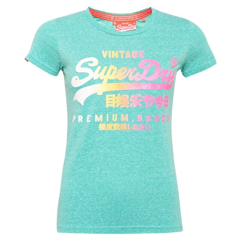 Superdry Tshirt imprimé spearmint snowy marl