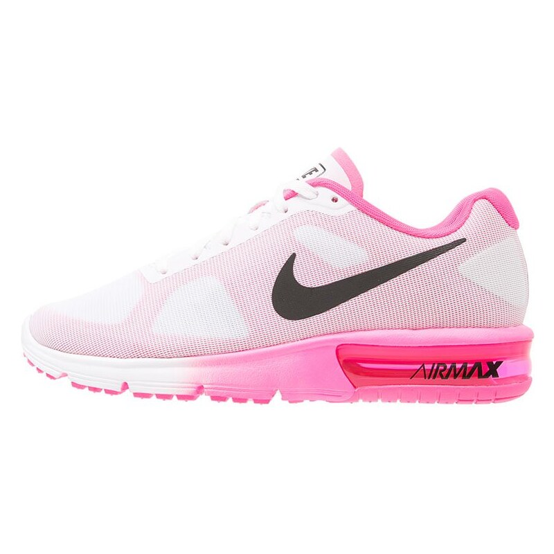 Nike Performance AIR MAX SEQUENT Chaussures de running neutres white/black/pink blast