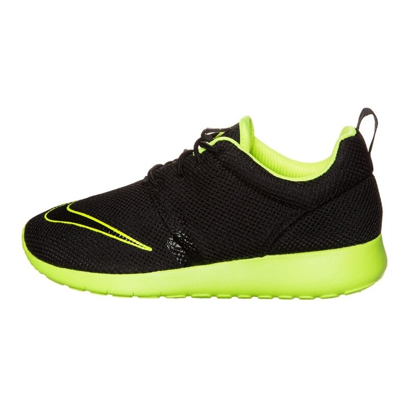 Nike Sportswear ROSHE RUN FB Baskets basses black/volt