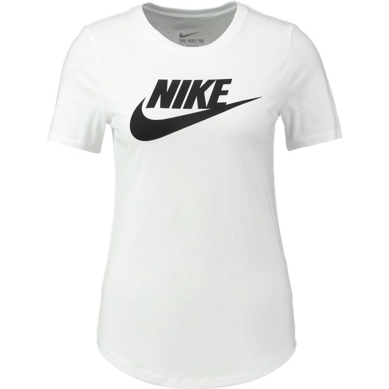 Nike Sportswear FUTURA Tshirt imprimé white/white/black