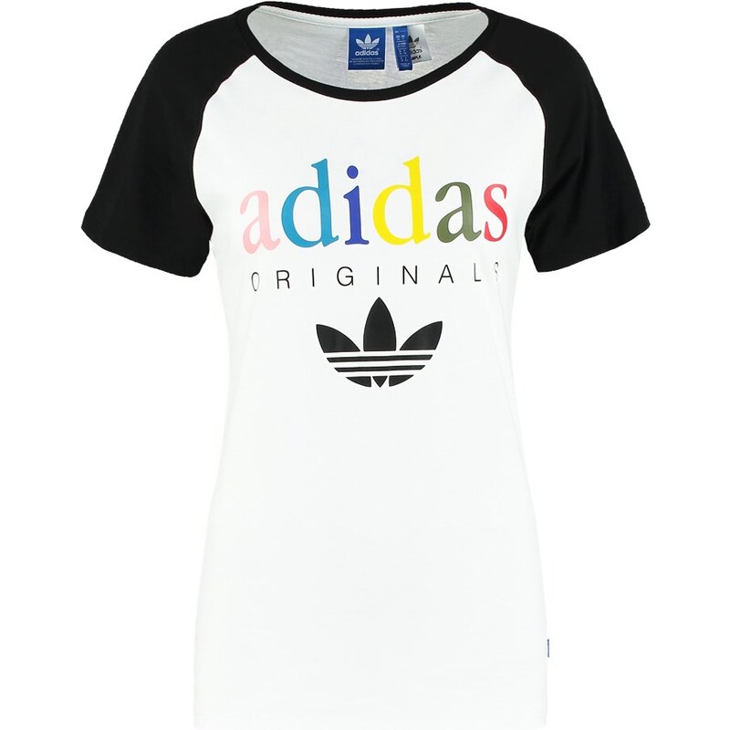 adidas Originals Tshirt imprimé white/black