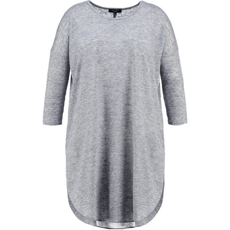 New Look Curves Tshirt à manches longues mid grey