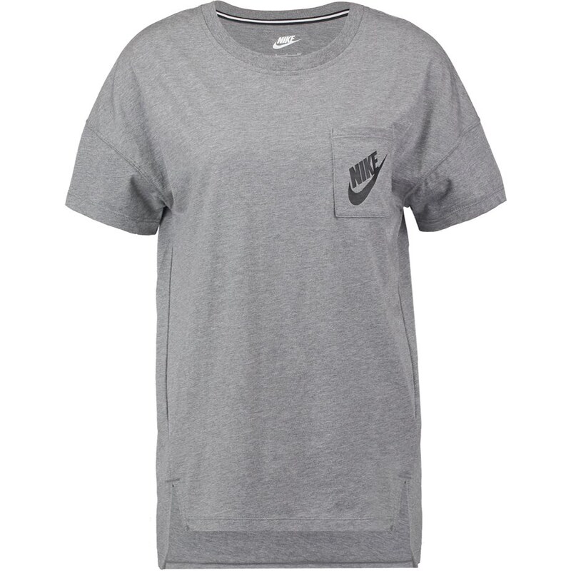 Nike Sportswear SIGNAL Tshirt imprimé carbon heather