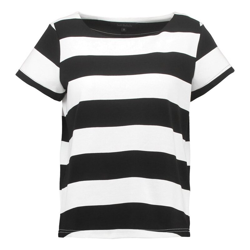 Soft Rebels LAIA Tshirt imprimé black/white