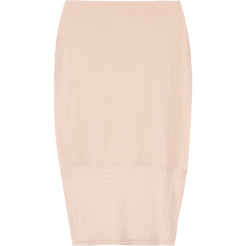 Missguided Jupe crayon nude