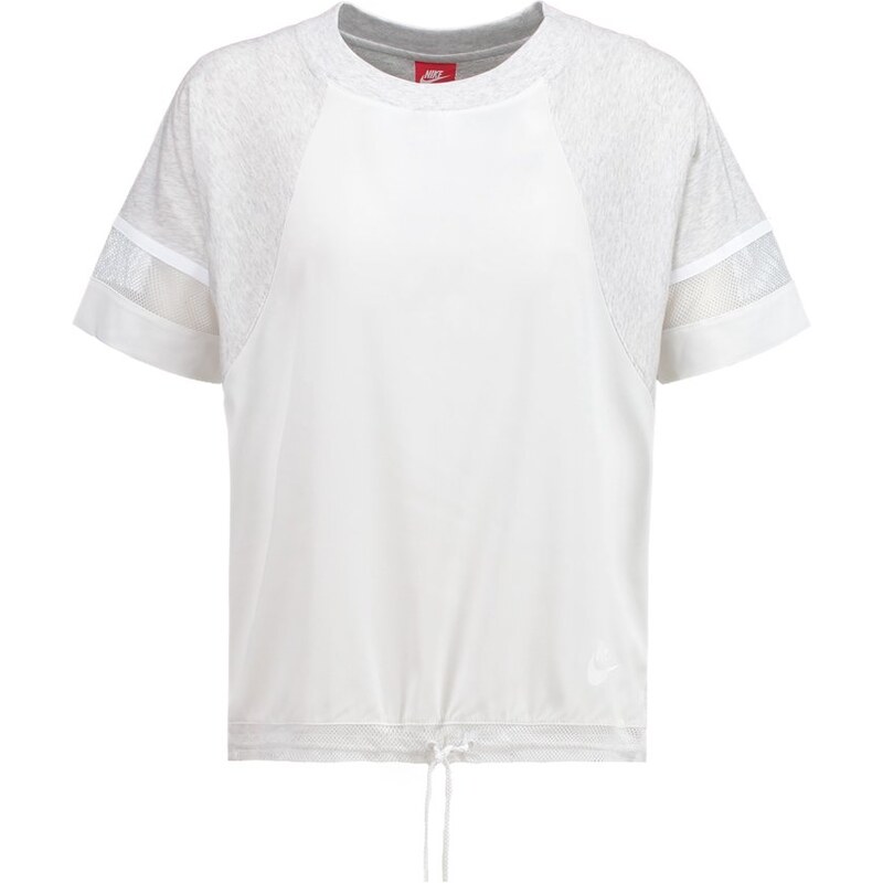Nike Sportswear Tshirt imprimé birch heather/white