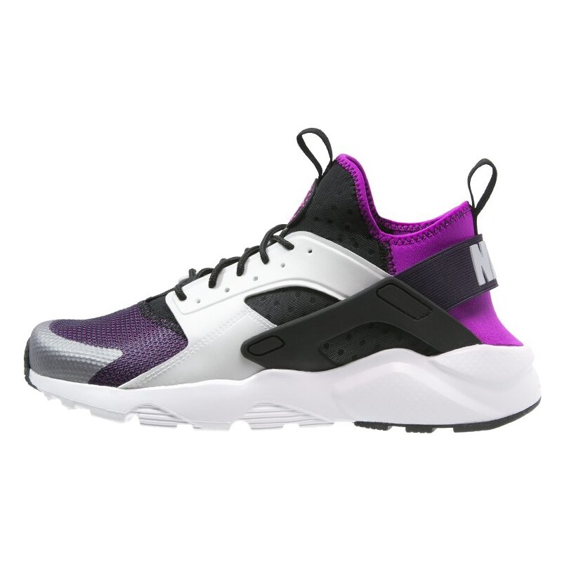 Nike Sportswear AIR HUARACHE RUN ULTRA Baskets basses black/wolf grey/hyper volt/purple