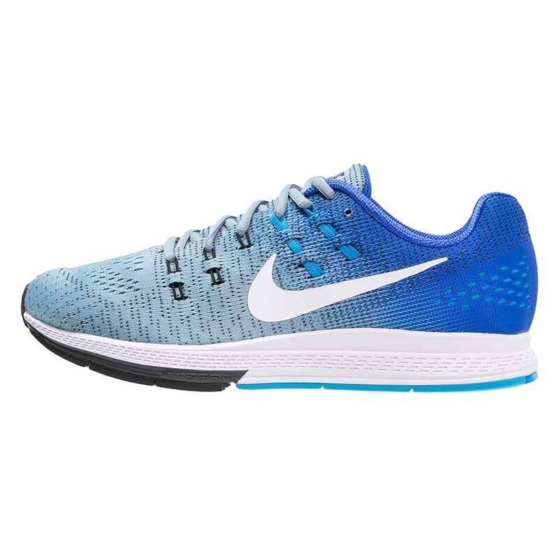 Nike Performance AIR ZOOM STRUCTURE 19 Chaussures de running stables blue grey/white/racer blue/blue glow/black