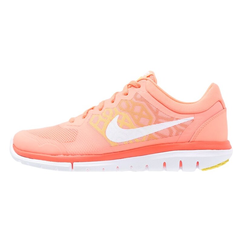 Nike Performance FLEX RUN 2015 Chaussures de running compétition atomic pink/white/hyper orange/optic yellow