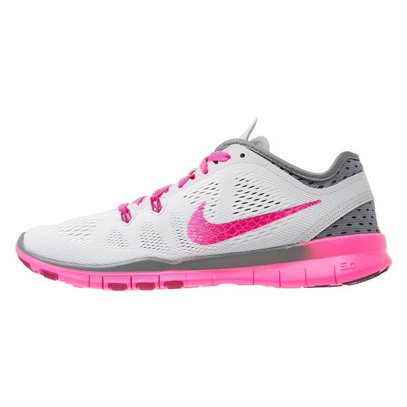 Nike Performance FREE 5.0 TR FIT 5 Chaussures d'entraînement et de fitness pure platinum/fireberry/cool grey/pink pow
