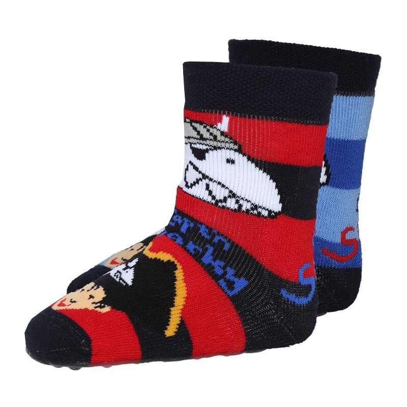 Coppenrath Verlag CAPT'N SHARKY 2 PACK Chaussettes navy striped/red striped