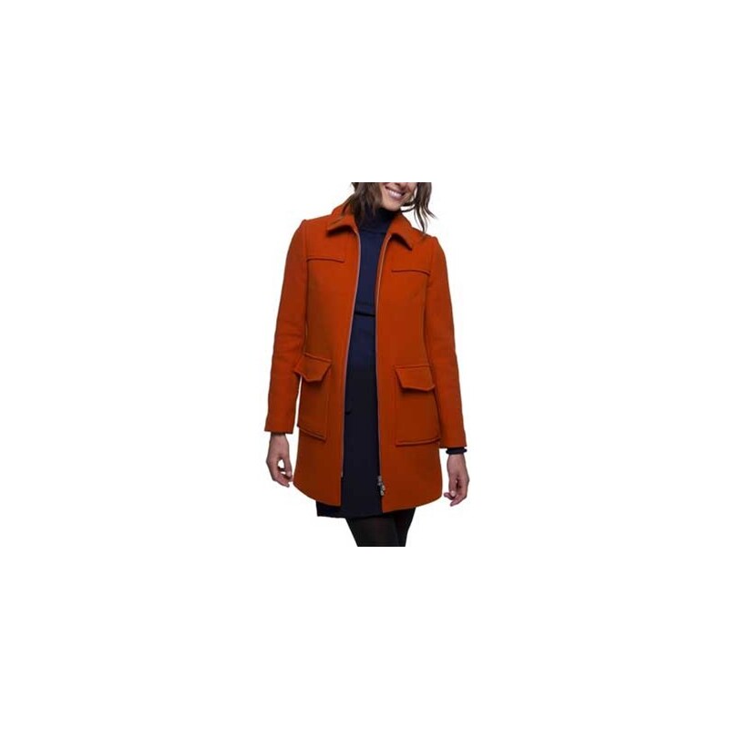 Manteau en laine mélangée Trench and coat
