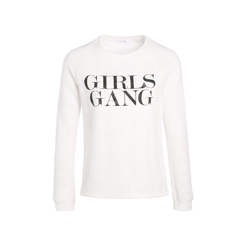 Sweat girls gang Blanc Coton - Femme Taille 0 - Cache Cache