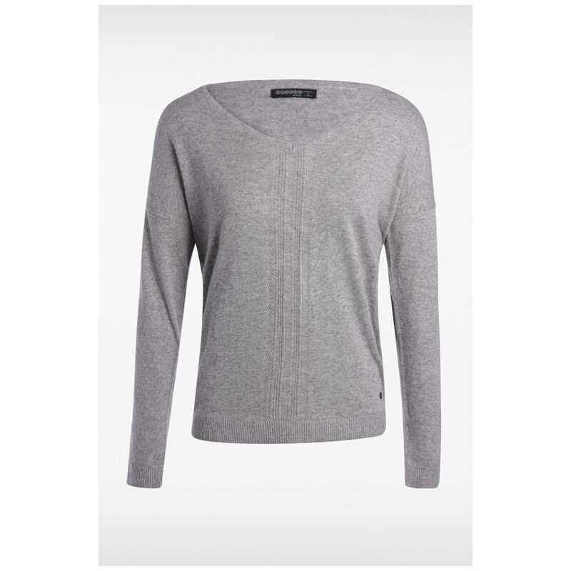 Pull femme manches longues Gris Polyamide - Femme Taille XS - Bonobo