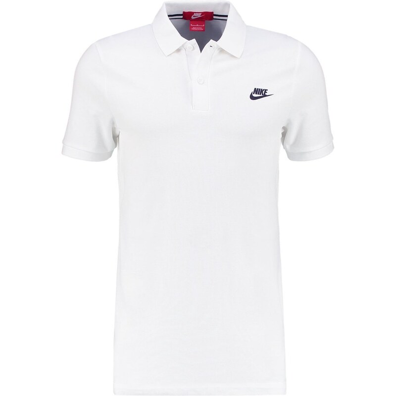 Nike Sportswear SLIM FIT Polo white/black