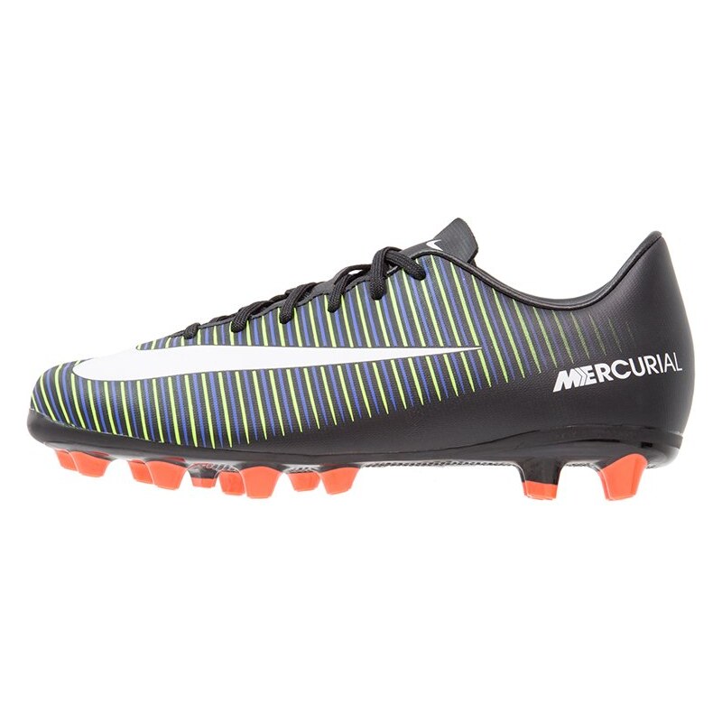Nike Performance MERCURIAL VAPOR XI AG Chaussures de foot à crampons black/white/electric green/paramount blue/hyper orange