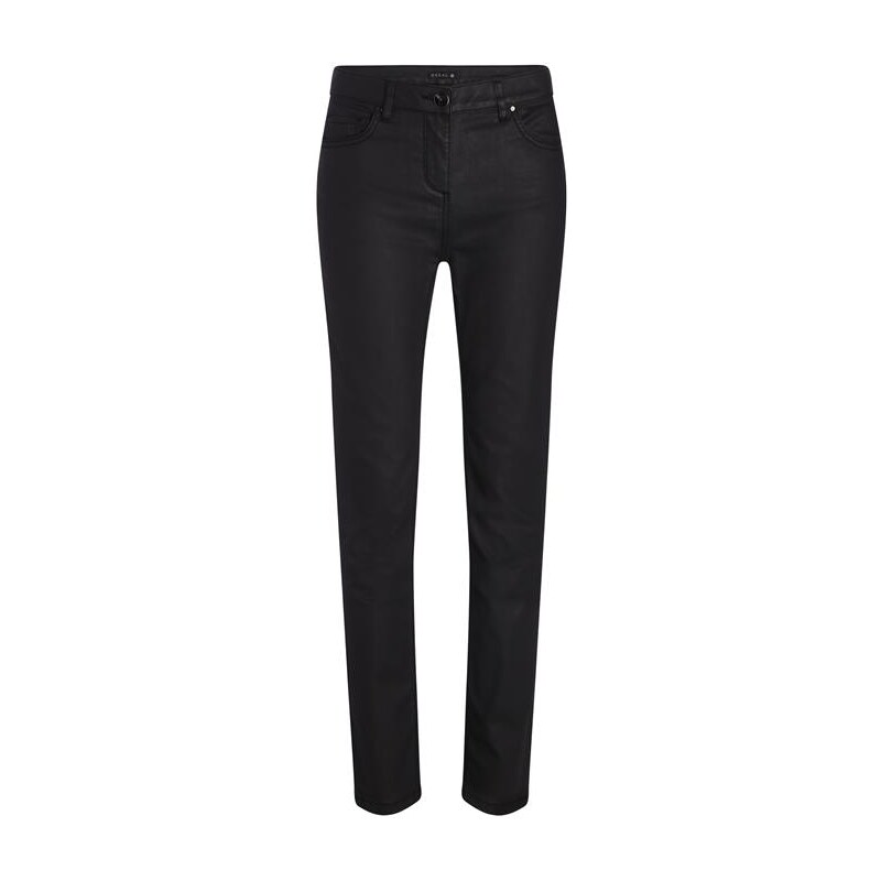 Pantalon enduit push up Noir Polyester - Femme Taille 42 - Bréal