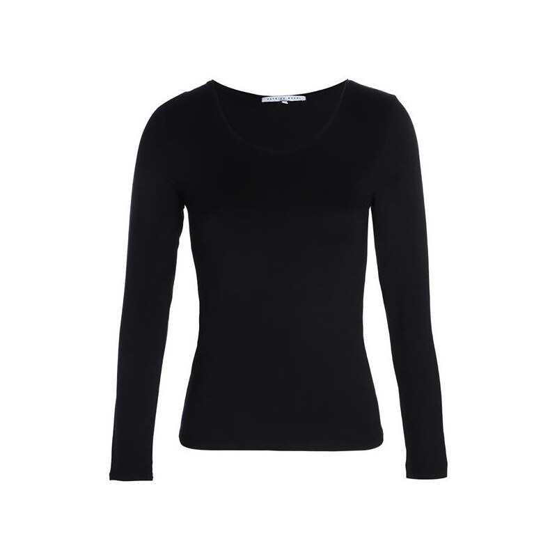 T-shirt basique col rond Noir Elasthanne - Femme Taille 1 - Bréal