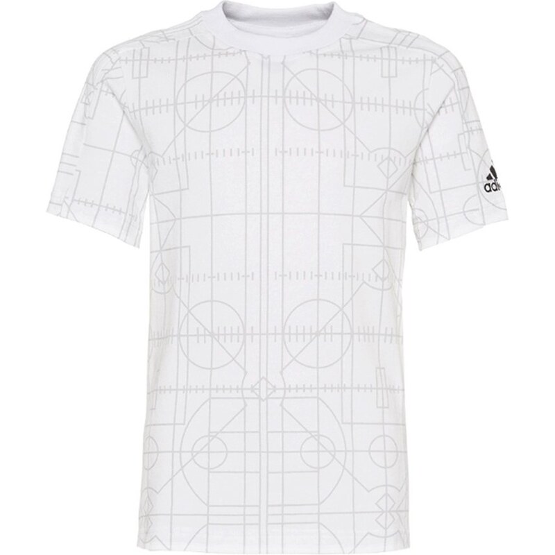 adidas Performance DNA Tshirt imprimé white/black