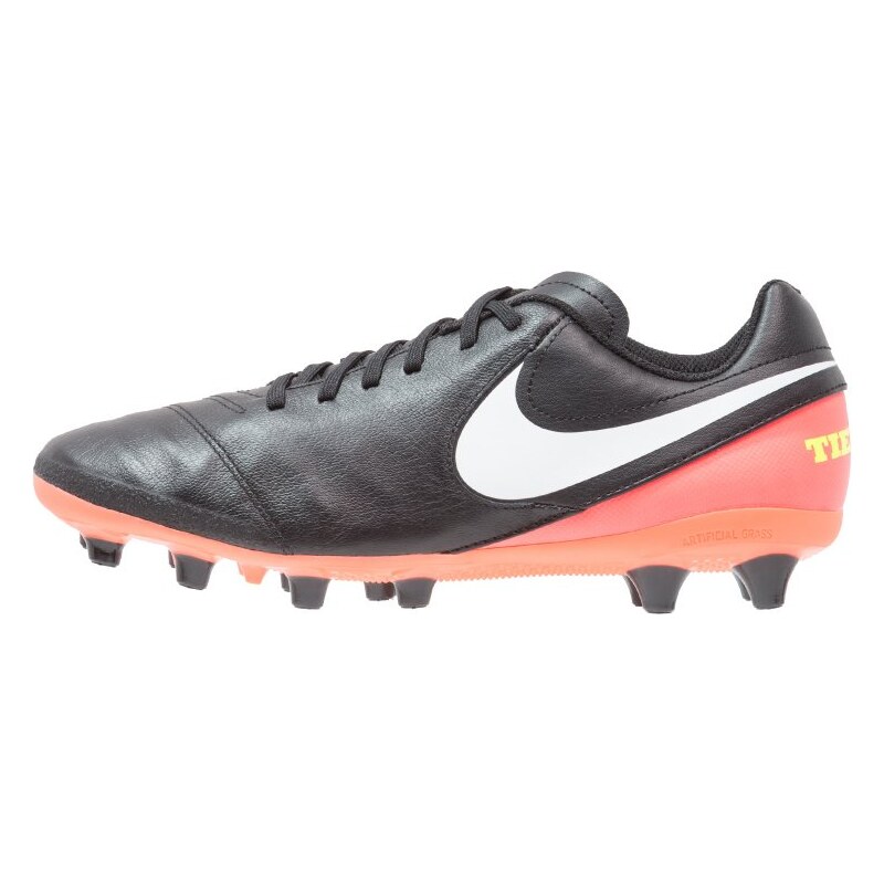 Nike Performance TIEMPO GENIO II AGPRO Chaussures de foot à crampons noir/orange