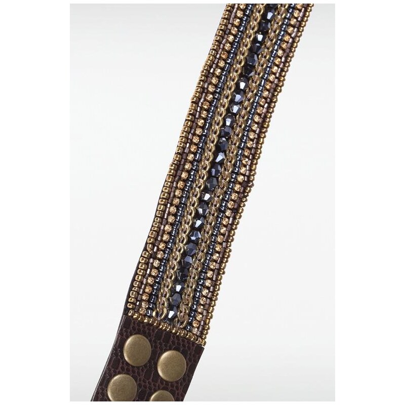 Bracelet femme manchette perles Métal Metal - Femme Taille TU - Bonobo