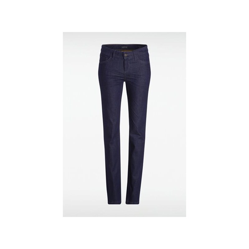 Jeans femme slim taille normale Bleu Coton - Femme Taille 34 - Bonobo