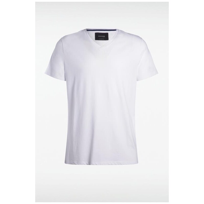 T-shirt homme manches courtes Blanc Coton - Homme Taille XXL - Bonobo