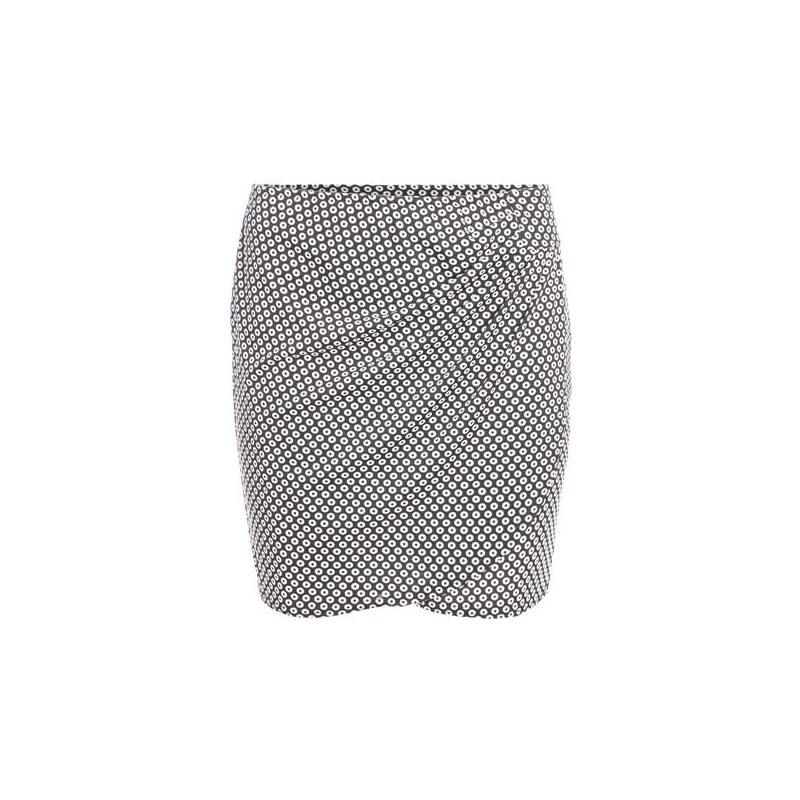 Jupe imprimé graphique drapée Multicouleur Polyester - Femme Taille 40 - Cache Cache