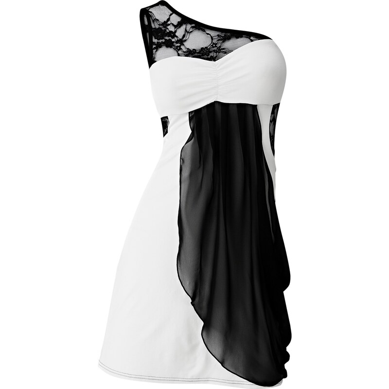 BODYFLIRT Bonprix - robe d'été Robe blanc sans manches pour femme