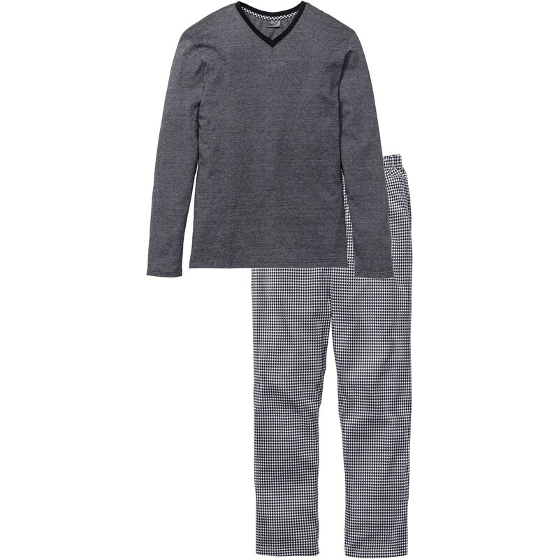 bpc bonprix collection Bonprix - Pyjama noir manches longues pour homme