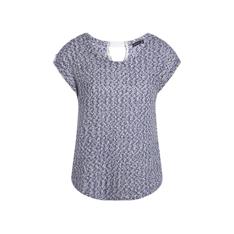 T-shirt maille pop-corn Bleu Acrylique - Femme Taille 3 - Bréal