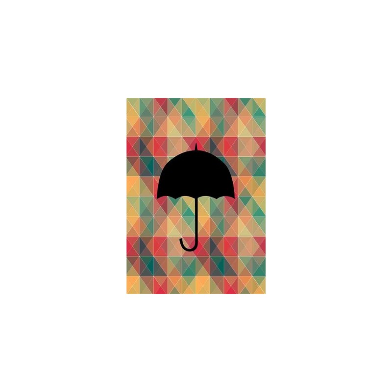 Lé papiers de Ninon Kalei Umbrella - Affiche - multicolore