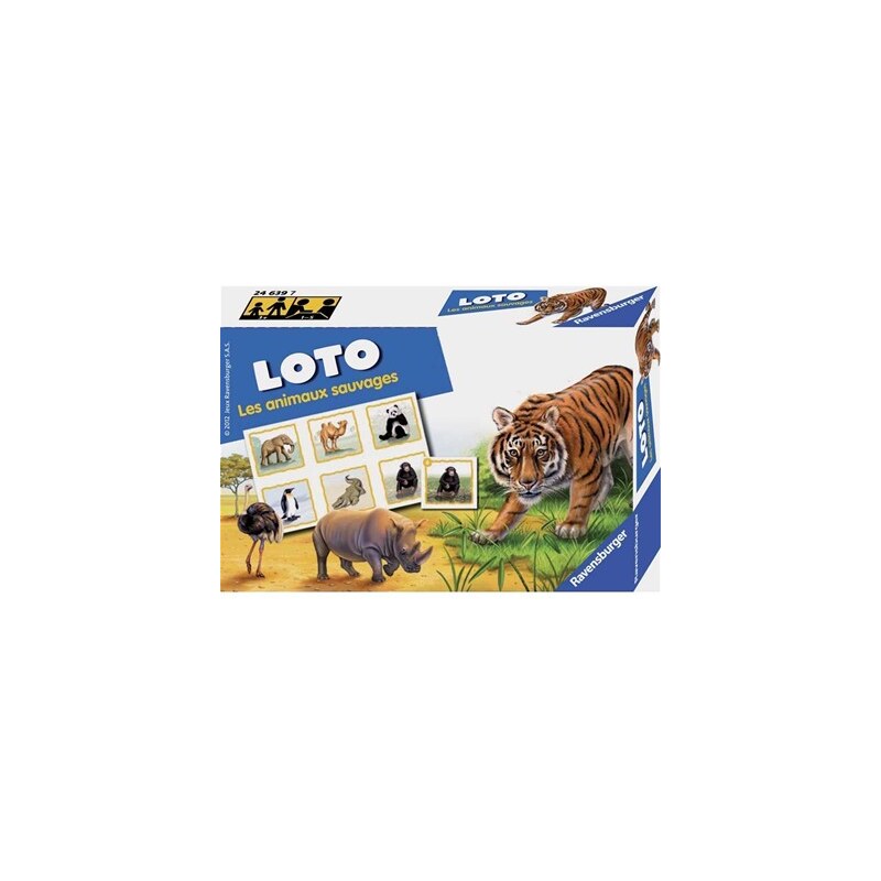 Ravensburger Loto animaux sauvages - multicolore