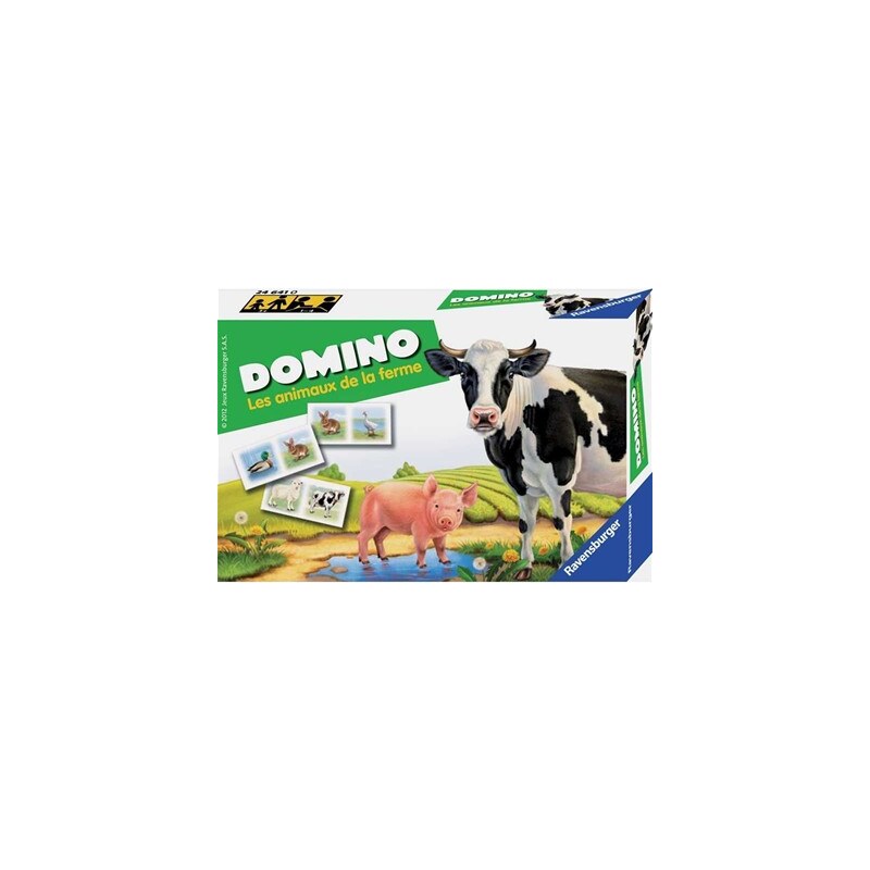 Ravensburger Domino les animaux de la ferme - Puzzle - multicolore
