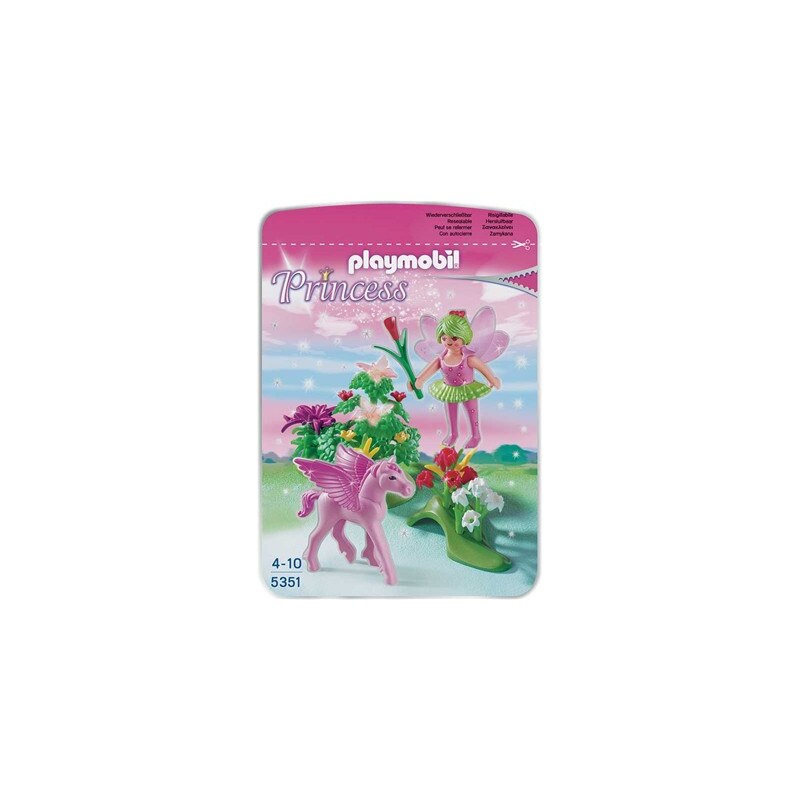 Playmobil Princess - Fée Printemps et Poulain Ailé - multicolore