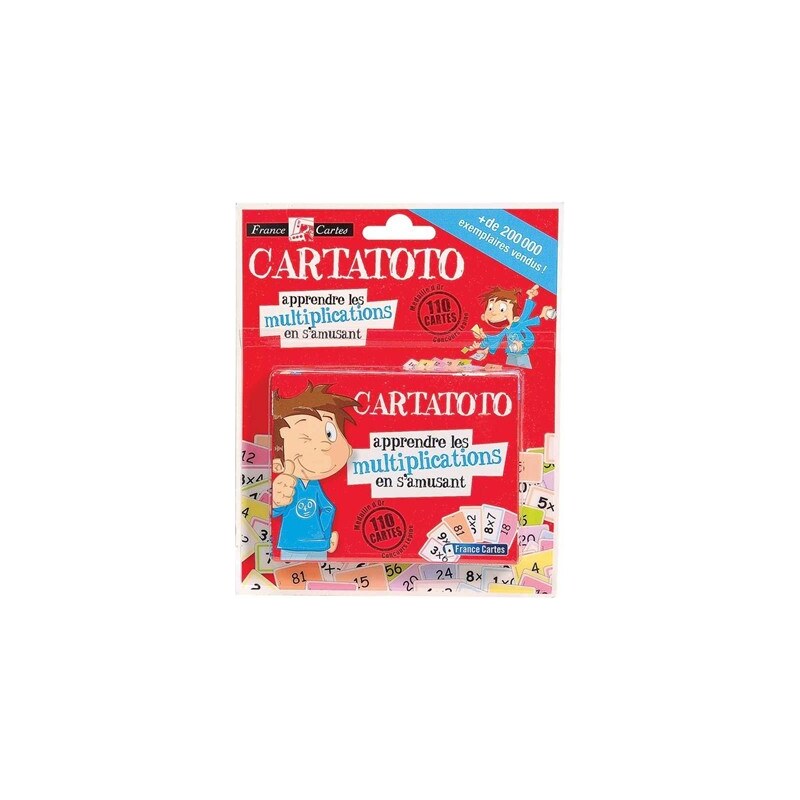 FRANCE CARTES Cartatoto - Les multiplications - multicolore
