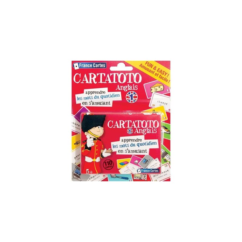 FRANCE CARTES Cartatoto anglais - multicolore