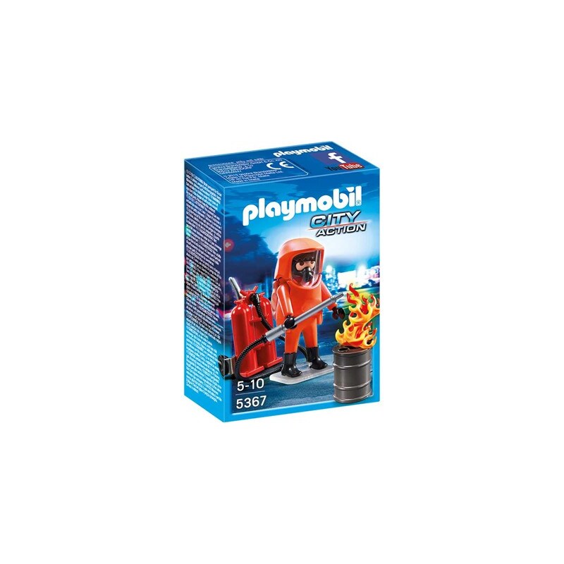 Playmobil City action - Kit pompier - multicolore