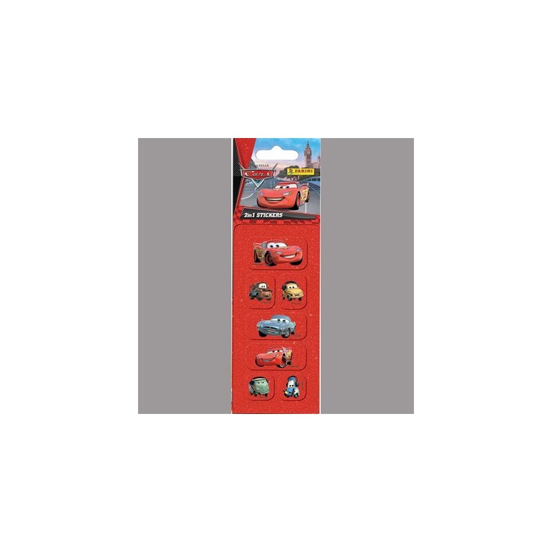 Panini Cars - Mini Stickers 2 en 1 - multicolore