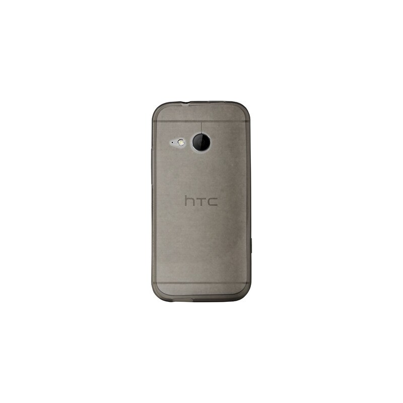 The Kase Coque silicone pour HTC One M8 mini 2, Gris Transparent - gris