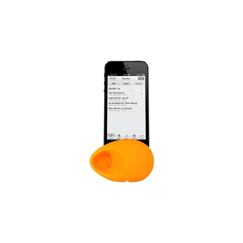 The Kase Oeuf Amplificateur de son pour iPhone 5 et 5S et 5C - orange