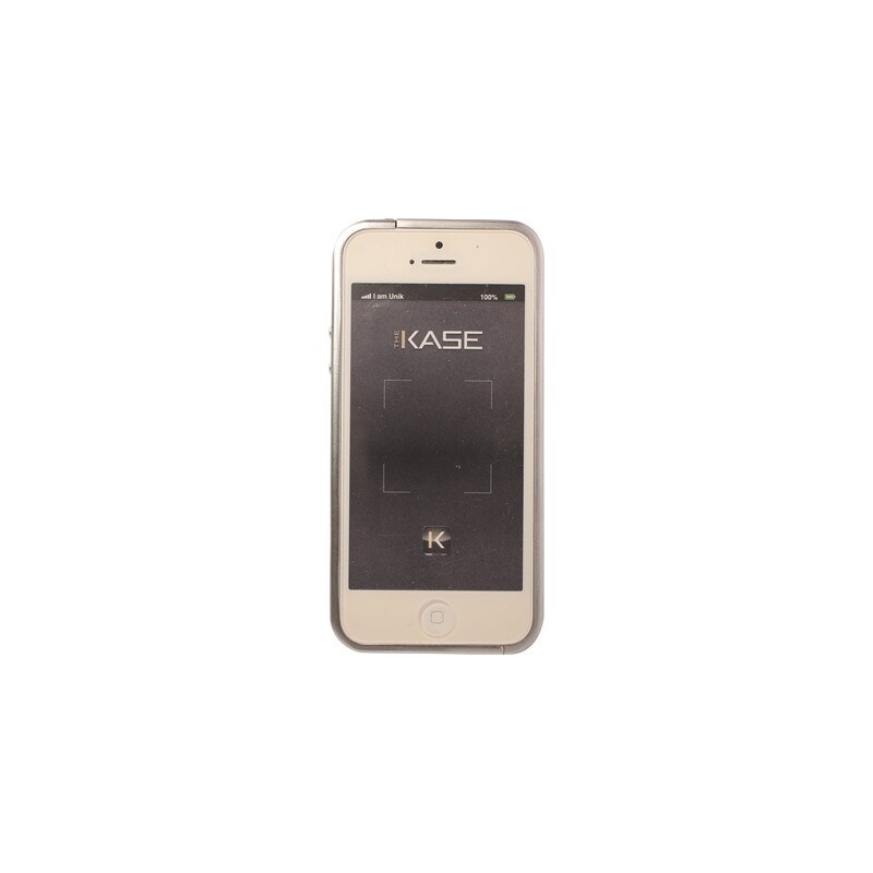 The Kase Rock n roll - Bumper pour iPhone 5 et 5S - argent
