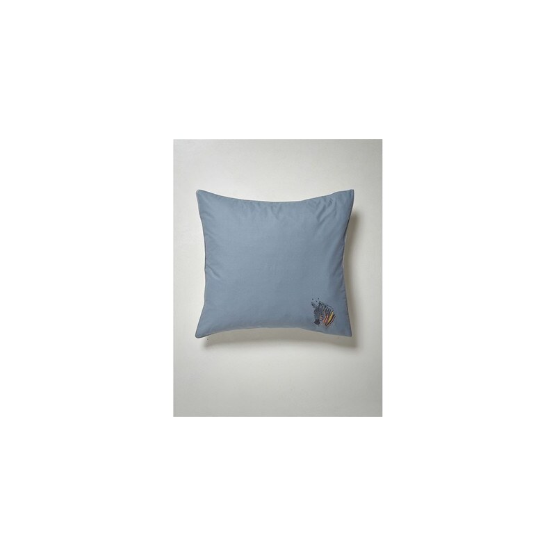 Cyrillus Taie d'oreiller 60 fils/cm² - bleu classique