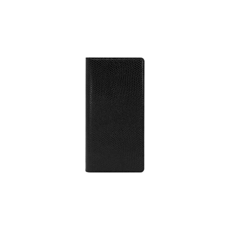 The Kase Galaxy S7 Edge - Coque à clapet en cuir - noir