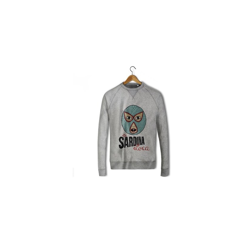 Balibart Sardina loca - Sweat-shirt - gris