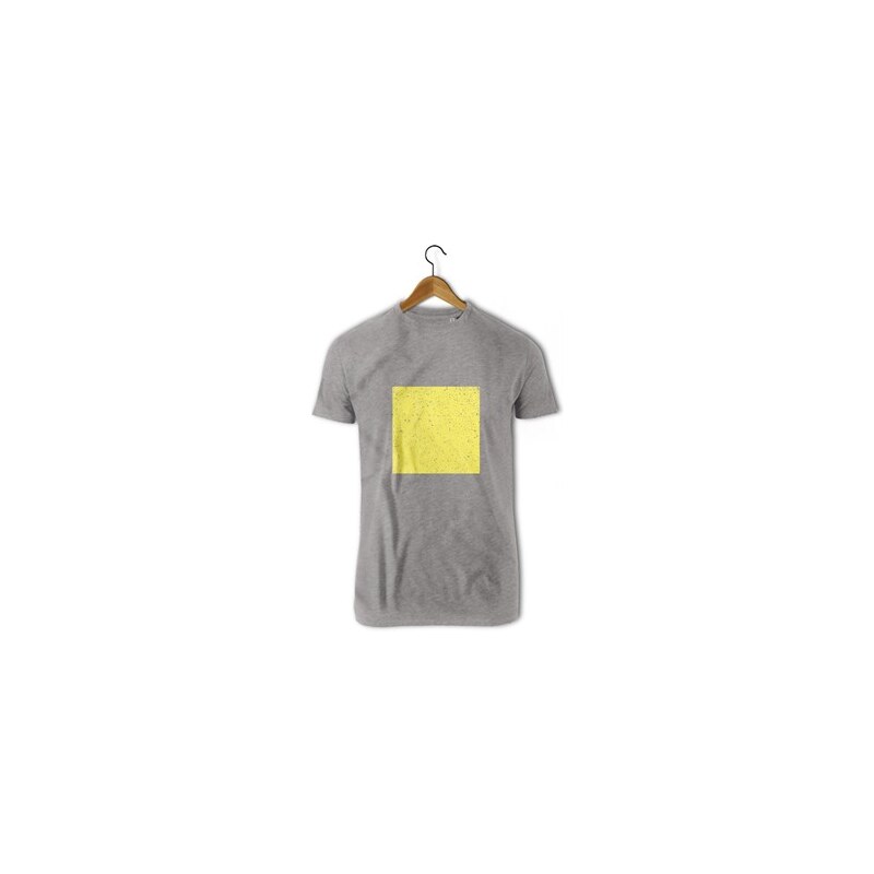 Balibart Carré jaune - T-shirt - gris