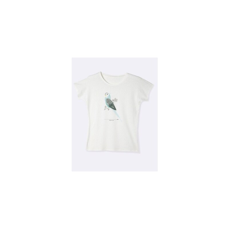 Cyrillus T-shirt en lin mélangé - imprimé