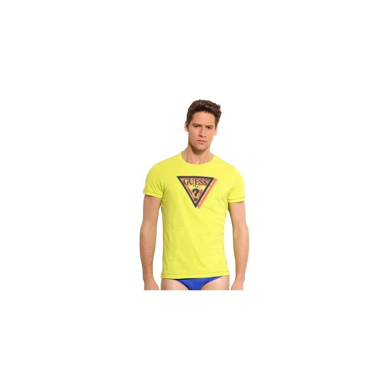Guess Essential - T-shirt - jaune