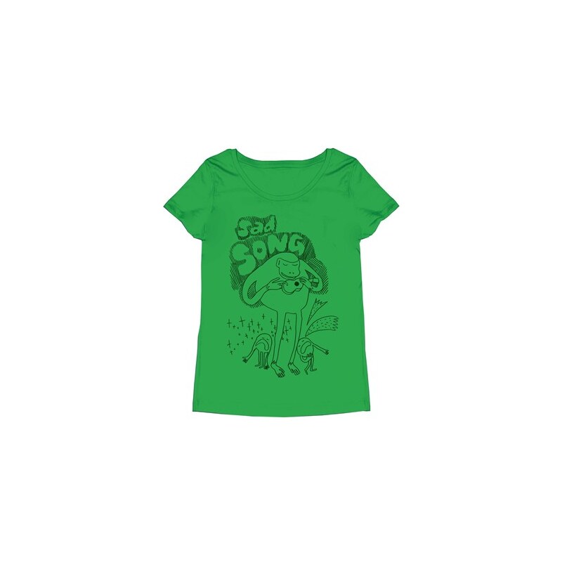 Monsieur Poulet Sad Song - T-shirt - vert