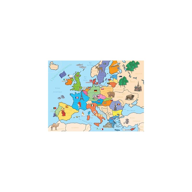 Ravensburger Carte Europe - Puzzle - multicolore